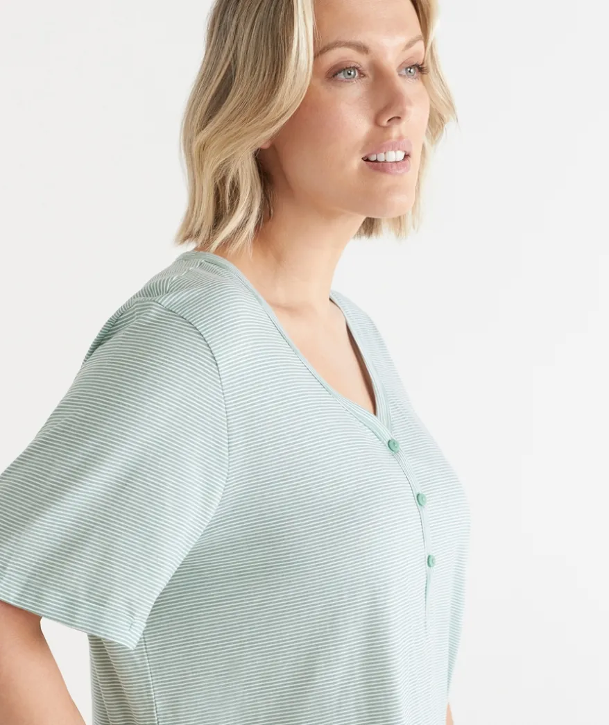 AC STRIPE CURVED HEM NIGHT