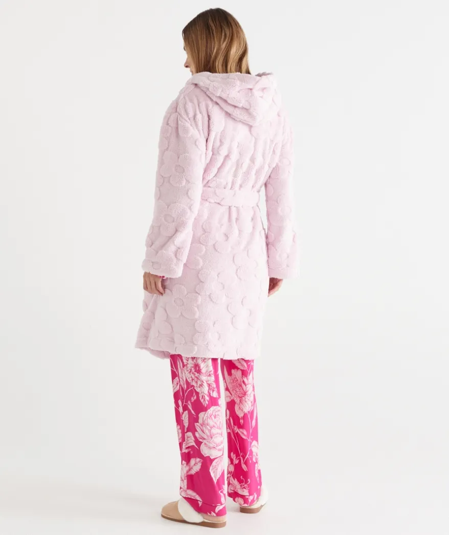 BCNA Floral Hooded Robe