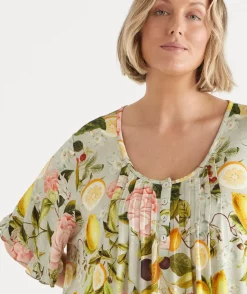 Blooming Floral Orchard Short Sleeve Nightie