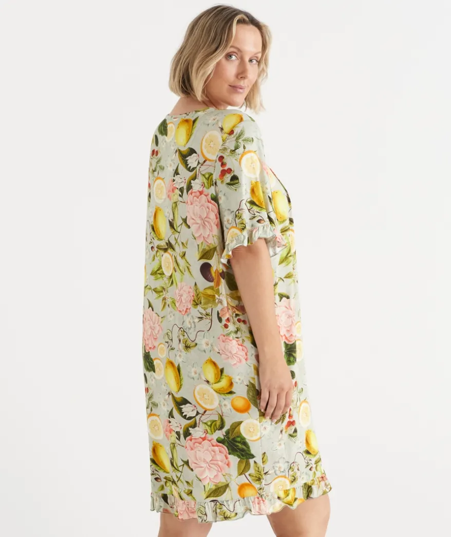 Blooming Floral Orchard Short Sleeve Nightie