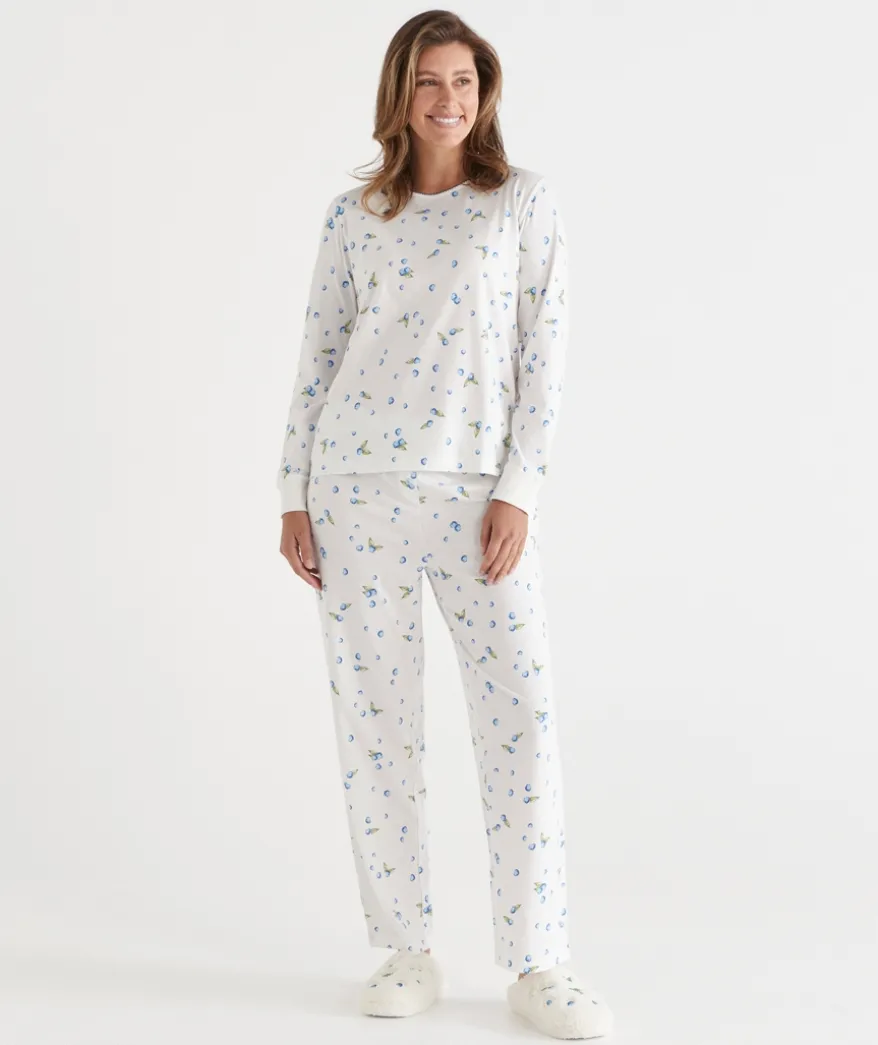 BLUEBERRY AUS COTTON PJ SET
