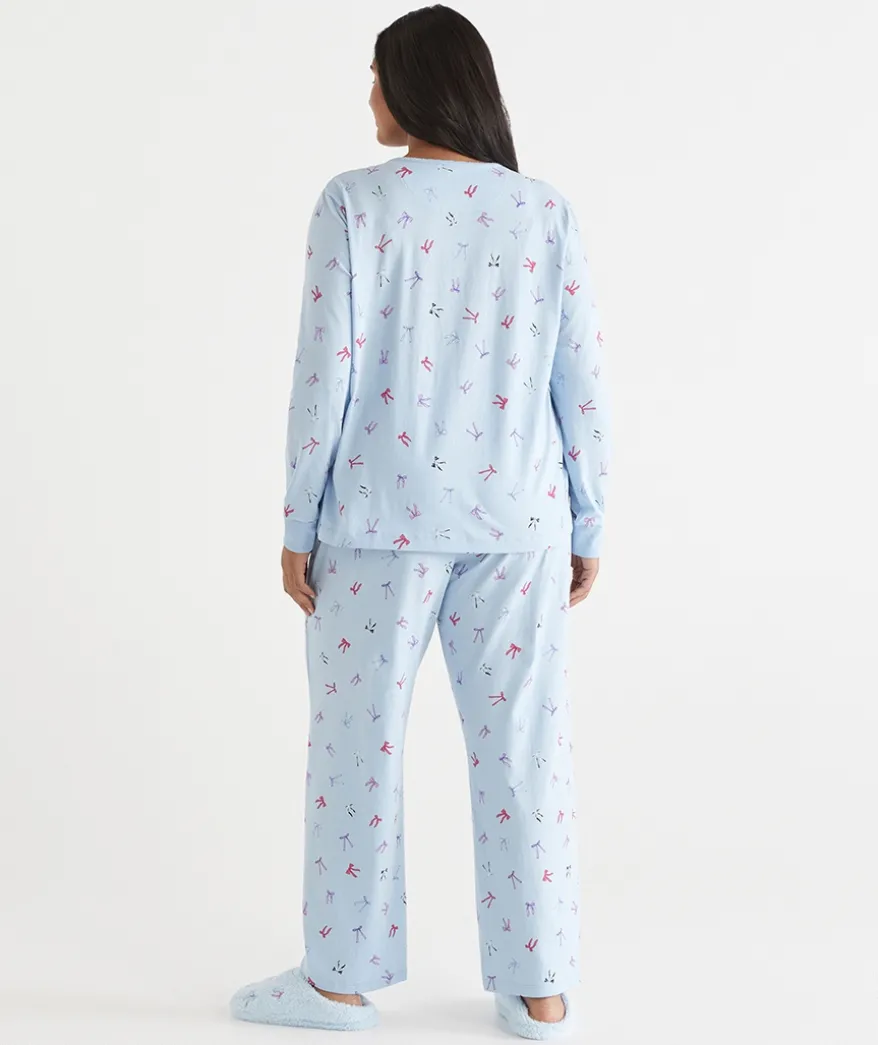 Bow Print Novelty Pyjama Set