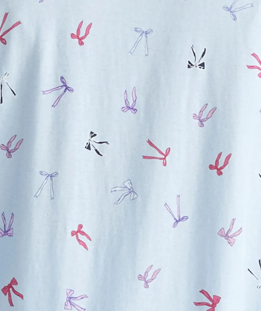 Bow Print Novelty Pyjama Set