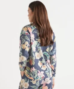 Brushed Fruity Floral Pyjama Top