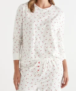 Cherry Print Novelty Pyjama Set