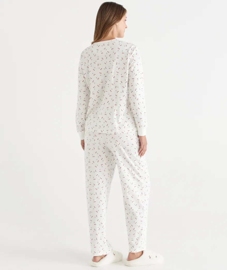 Cherry Print Novelty Pyjama Set