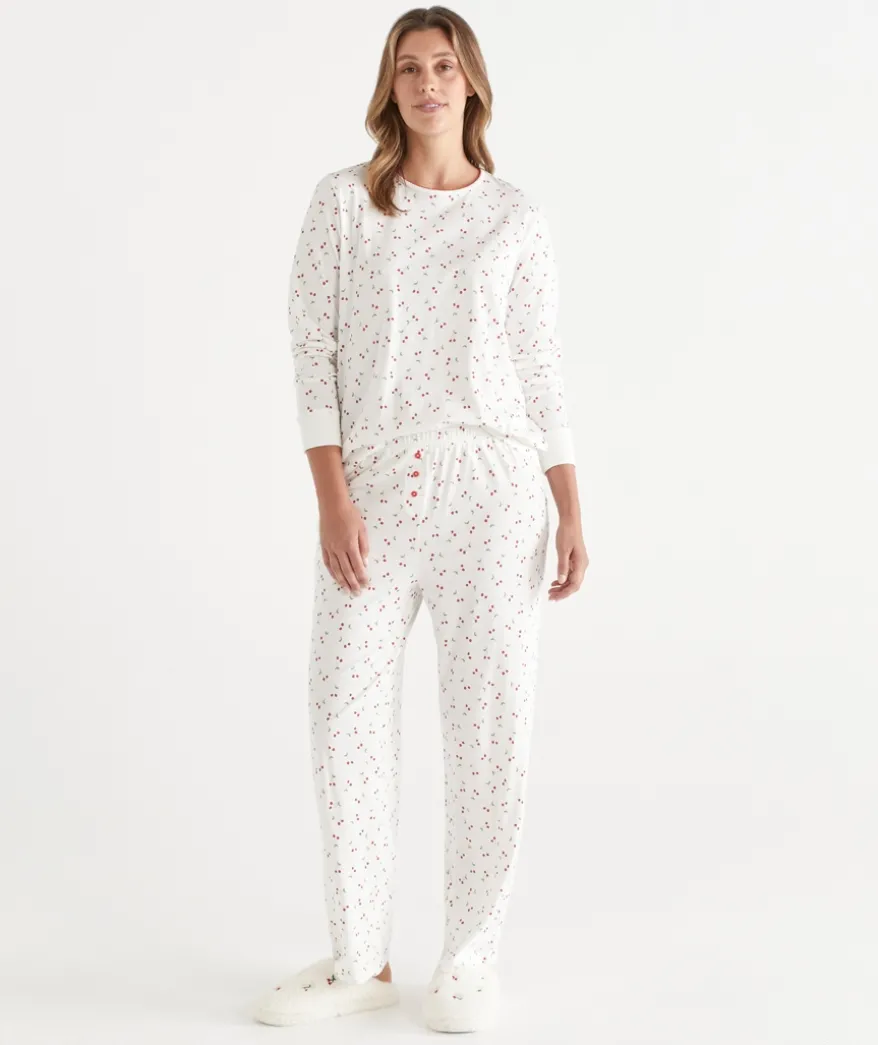 Cherry Print Novelty Pyjama Set