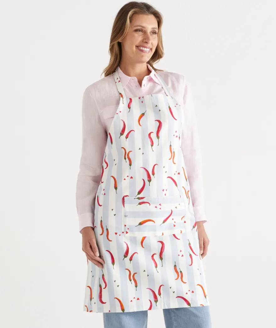 Chillies Print Apron