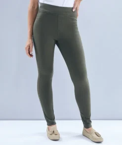 Denim Jegging - Khaki