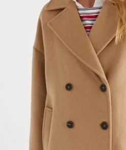 Double Breasted Mid Length Coat