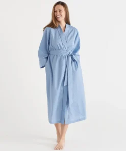 Flock Spot Robe