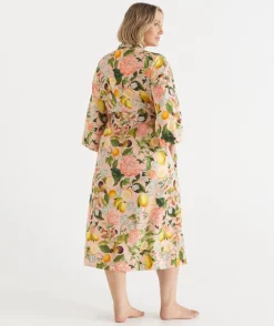 Floral Botanical Orchard Kimono - Pink