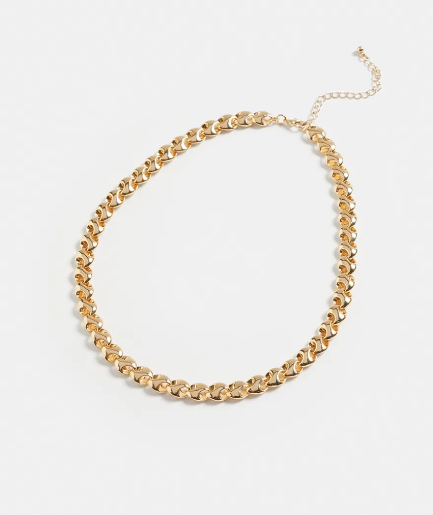 Gold Chunky Link Necklace