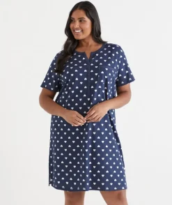Heart Short Sleeve Nightie