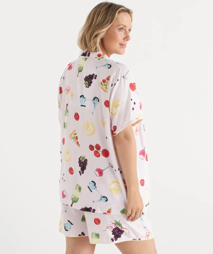 Italy Novelty Shortie Pyjama Set