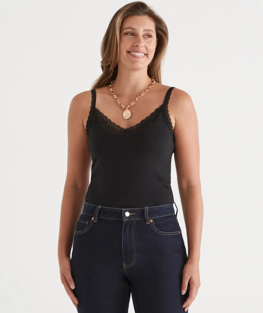 Lace Detail Layering Cami