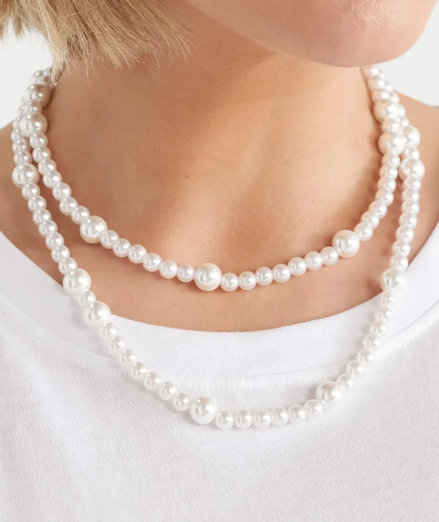 Layered Pearl Necklace