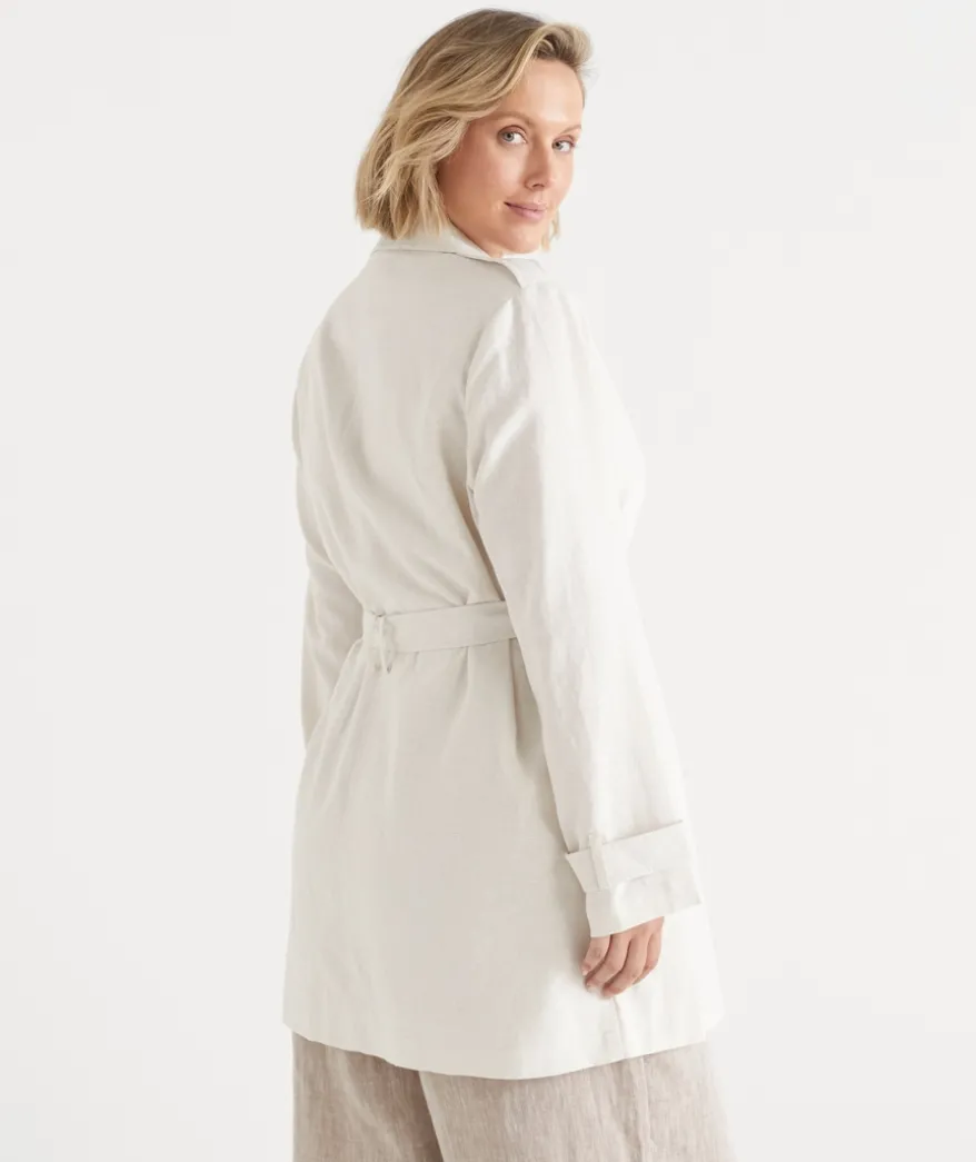 Mid Length Trench Coat