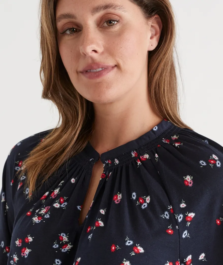 Modern Mini Floral Top