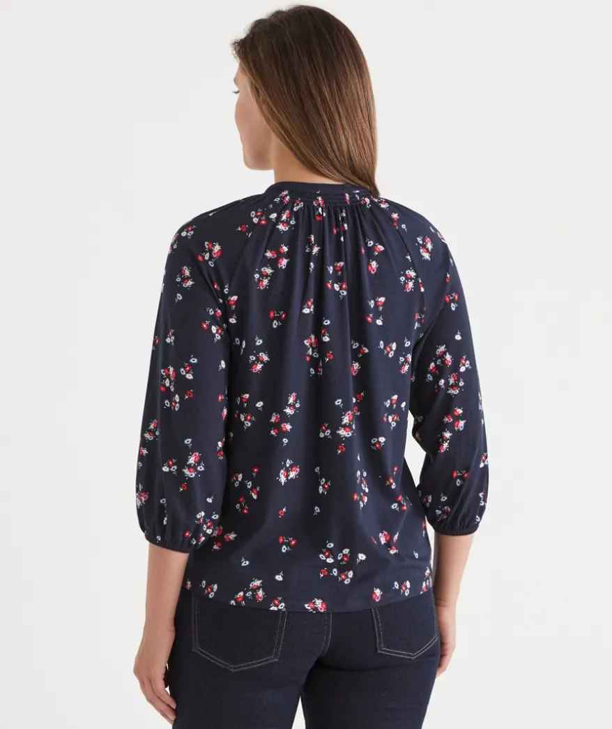 Modern Mini Floral Top