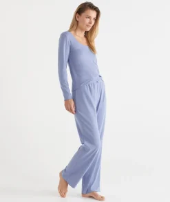 Pointelle Long Sleeve Heart Pyjama Set
