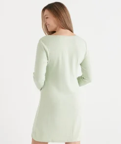 Pointelle Long Sleeve Nightie