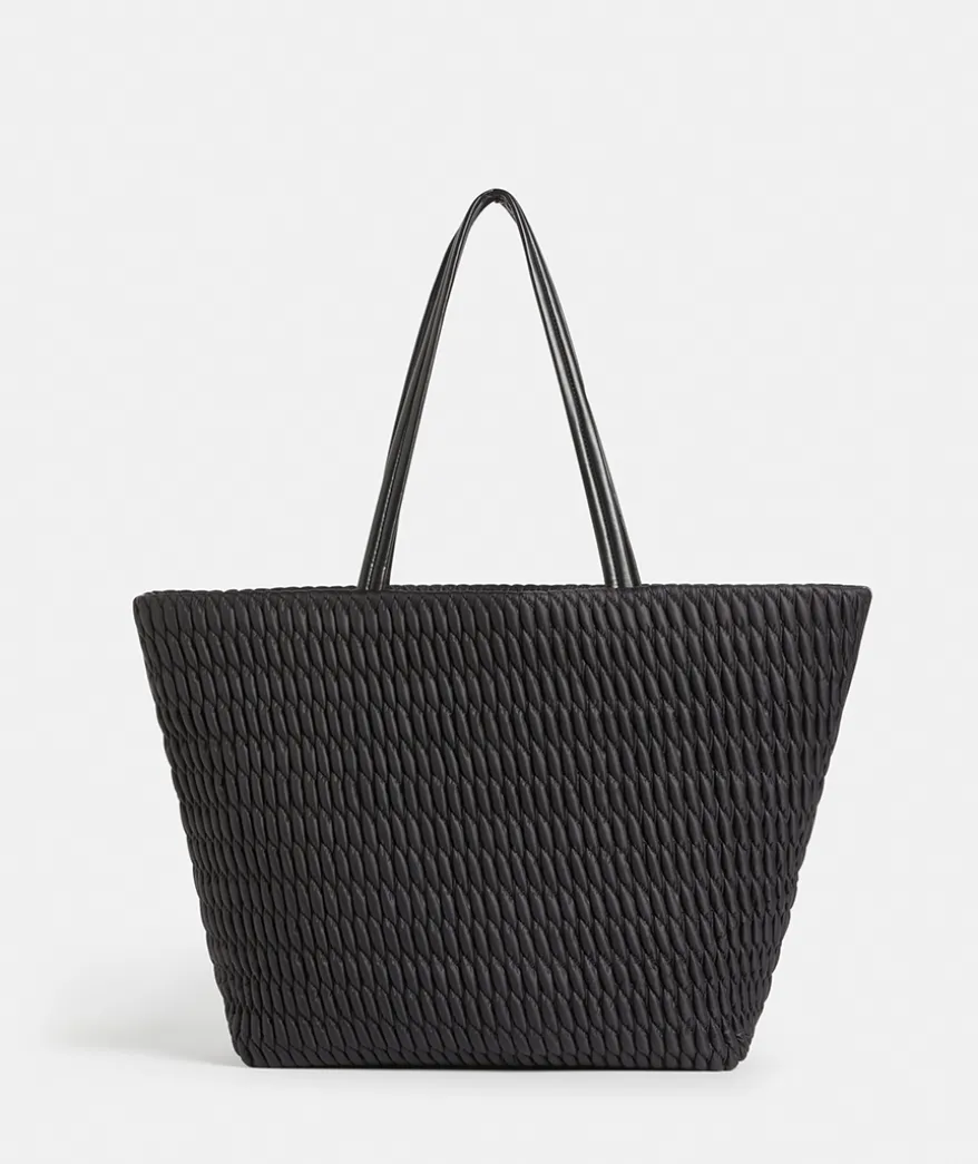 Quilted Puffer Weekend Bag