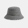 Reversible Check Print Bucket Hat