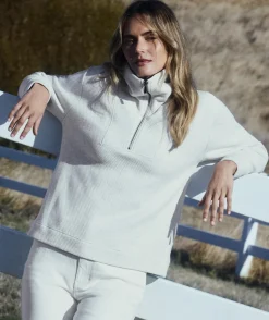 Ribbed Quarter Zip Jumper