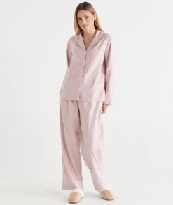 Spot Flannelette Pyjama Set