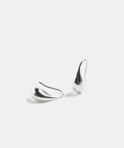 Sterling Silver Plated Teardrop Earring