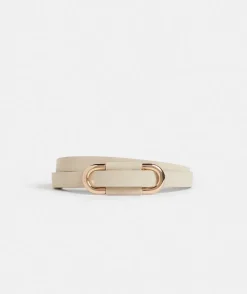 Suede Long Buckle Belt