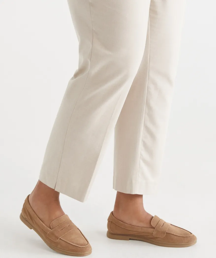 Tailored Stretch Tapered Pant - Natural Marle