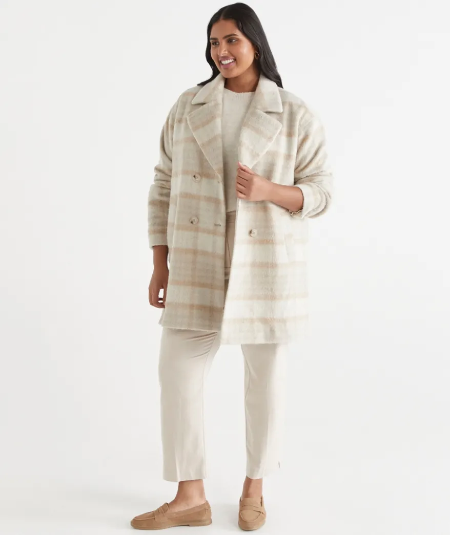 Tailored Stretch Tapered Pant - Natural Marle