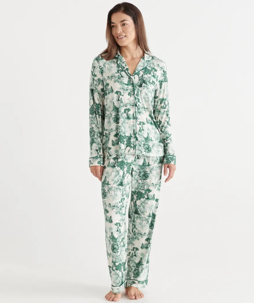 Toile Print Pyjama Set
