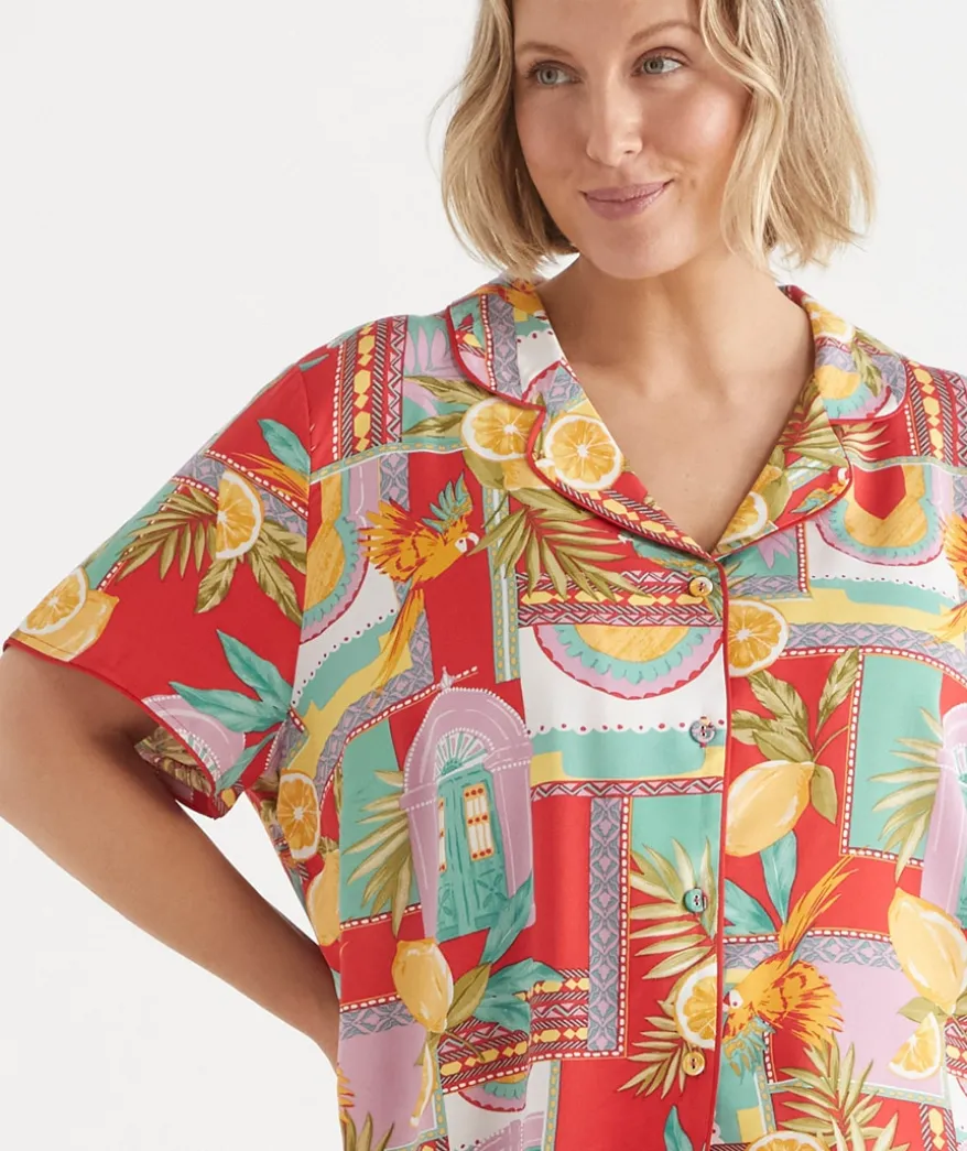 Tropical Sunset Novelty Pyjama Set
