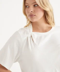 Twist Detail Short Sleeve Tee