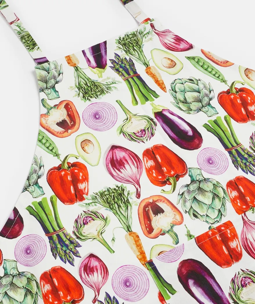Vegetable Print Apron