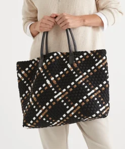 Weave Tote Bag - Black