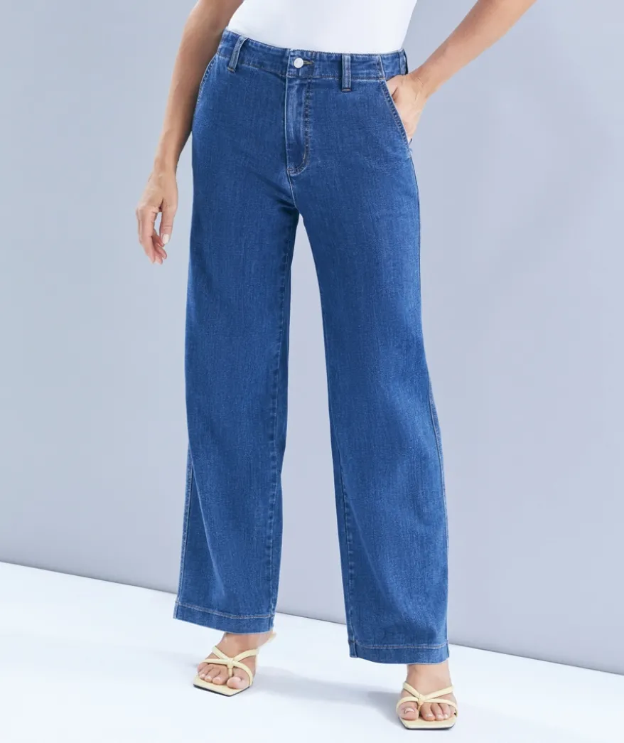 Wide Leg Jean - Dark Wash