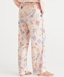 Winter Bloom Floral Pyjama Pant - Pink
